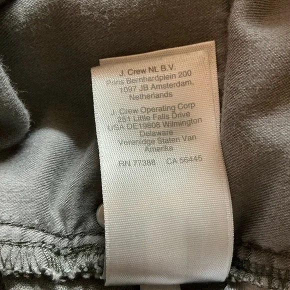 J. Crew Vintage Slim Straight Gray Corduroy Pants Sz 26P - Picture 10 of 16